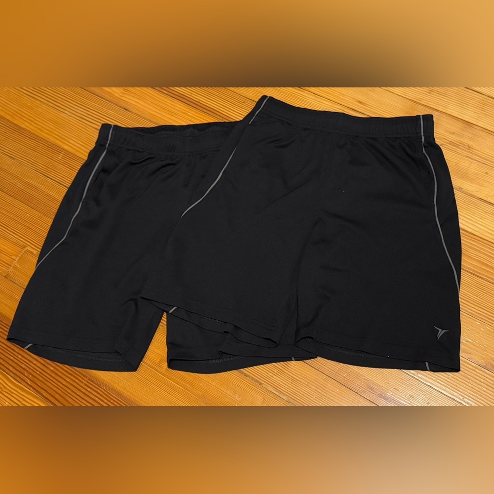 4 pairs black Boys Size L GAP & Old Navy shorts - Picture 7 of 8
